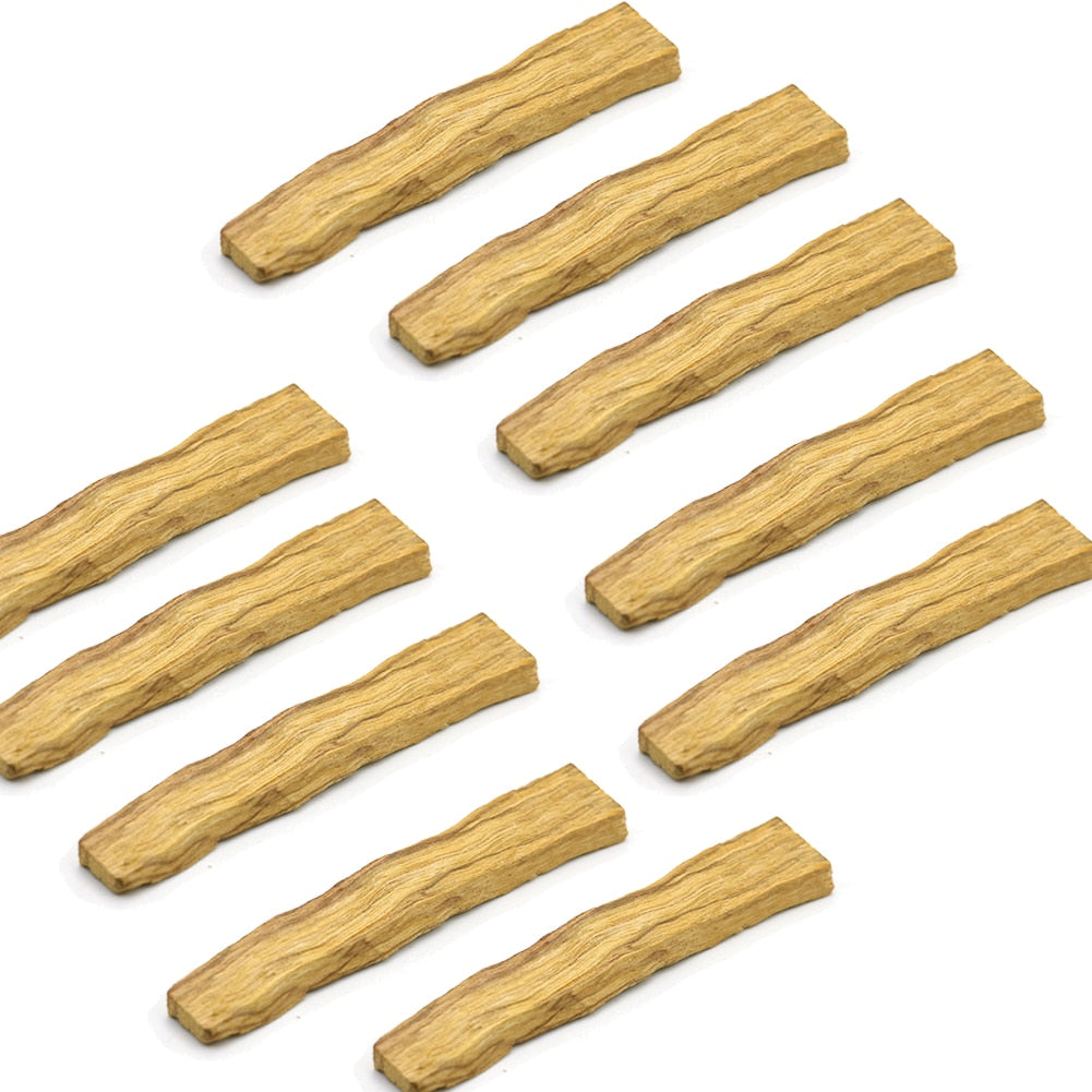 1-15pcs Palo Santo Natural Incense Sticks Wooden Smudging Strips Aroma - inneroasisco