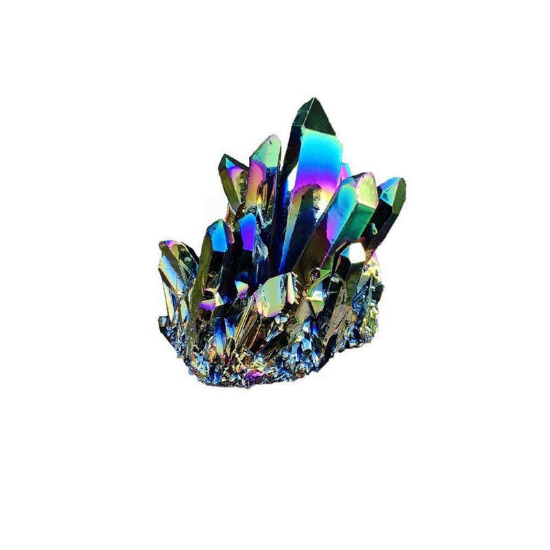15g Naturally Healing Aura Rainbow Titanium Crystal Quartz Gemstone - inneroasisco