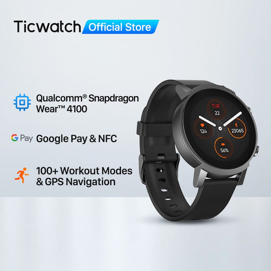 Smartwatch for Men and Women Snapdragon 4100 8GB ROM IP68 Waterproof Google Pay iOS and Android Compatible - inneroasisco